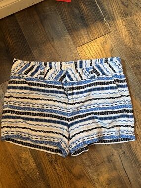 GAP Blue, Black & White Striped Women’s Shorts